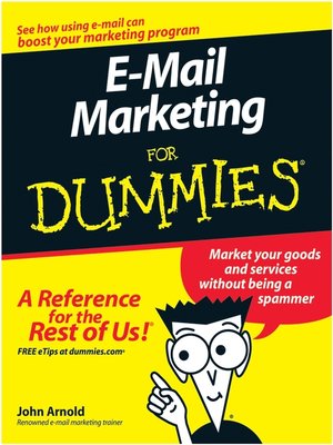 cover image of E-Mail Marketing For Dummies